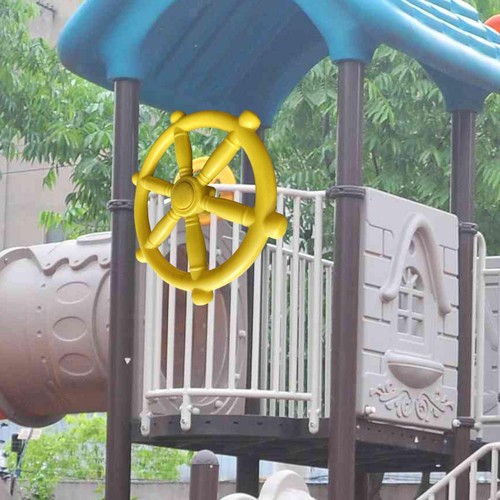Pirate ship wheel - wheel, playground